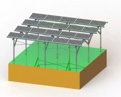 Tripod-type Agricultural Farmland mounting system